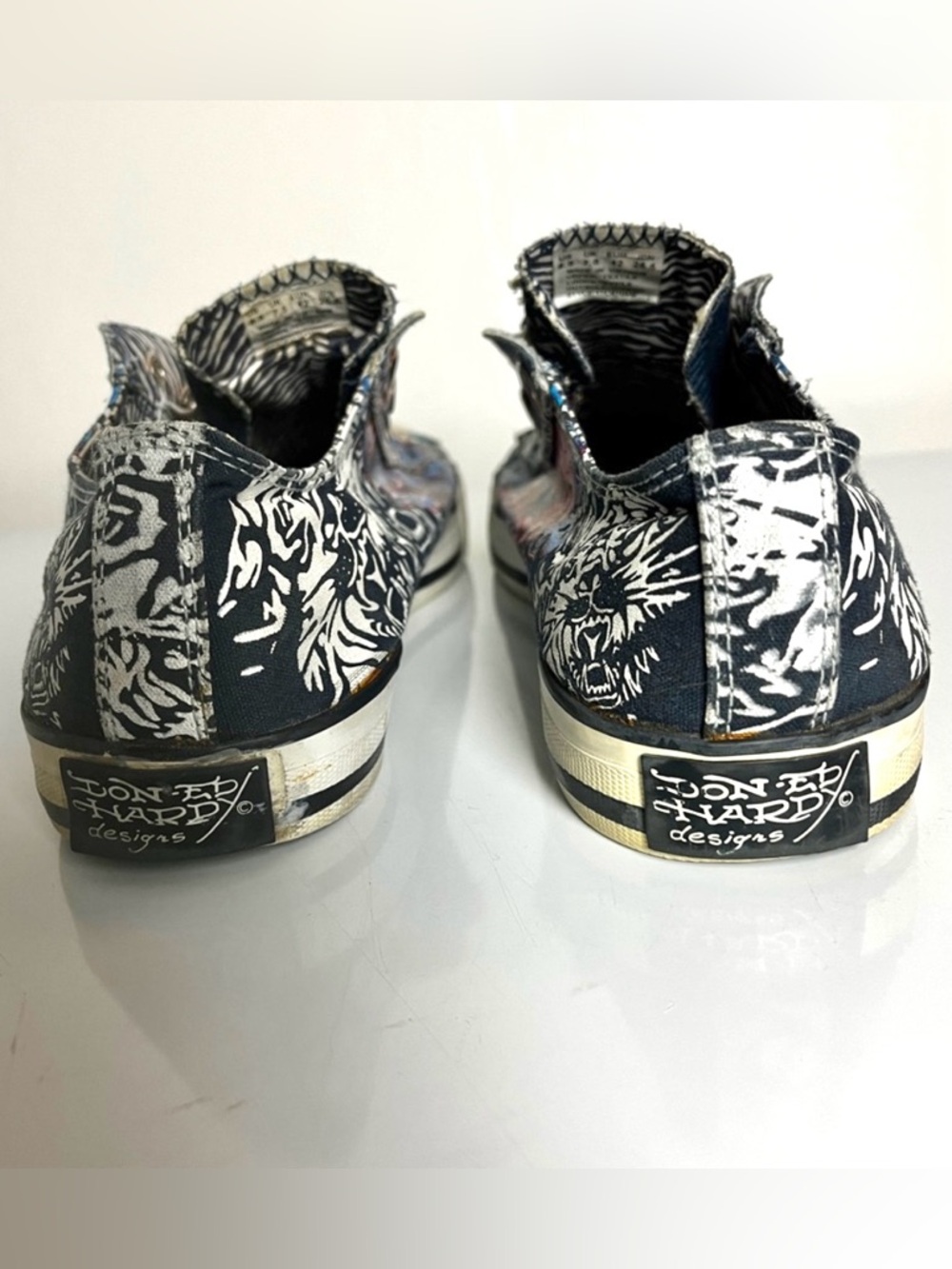 Ed Hardy Tiger Graphic Sneakers | Y2K Tattoo Style | Women’s 8.5 - Picture 7 of 8